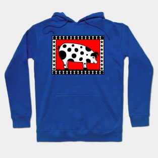 Cute Polka Dot Pig Hoodie